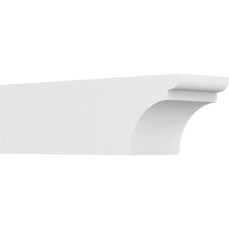 Ekena Millwork Standard Yorktown Architectural Grade PVC Rafter Tail, 6"W X 6"H X 20"L RFTP06X06X20YOR